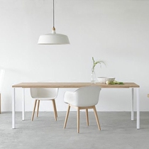 EBT Nordic｜muutofiber dining chair armchair Conference chair Wood plastic office home ins designer