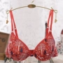 Tây Ban Nha thoải mái Cotton Girl Bra Giáng sinh Trẻ em Đồ lót dễ thương Red Vú nhỏ MM Tập hợp Bra ao nguc