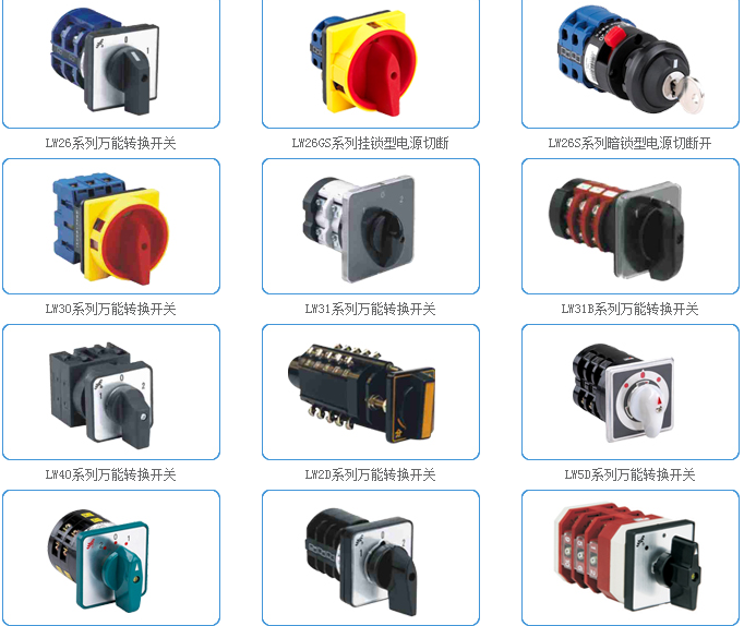 Set as versatile conversion combined switch YXW LW12 2628 3239ABCDE-16 20 by buyer