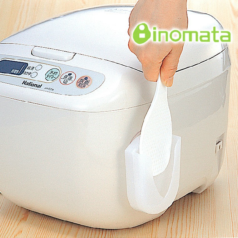 Japan imports INOMATA kitchen food grade plastic non - stick rice spoon rice rice cooker sucker suit