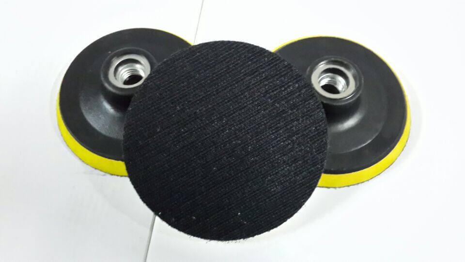 Electric adhesive disc flocking suction cup disc tray back 100 4 inch portable polishing machine accessories Longquan-Taobao
