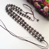 Высококлассное натуральное украшение-шарик, подвеска, плетеное универсальное ожерелье из шнура подходит для мужчин и женщин, имитация льда