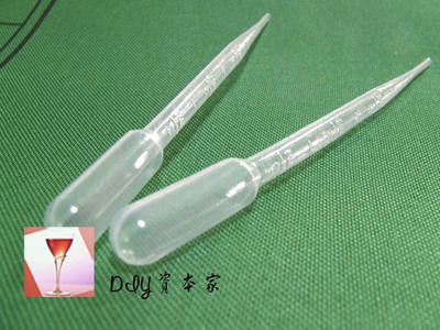 DIY Capitalist Disposable plastic dropper with scale, 3ml capacity
