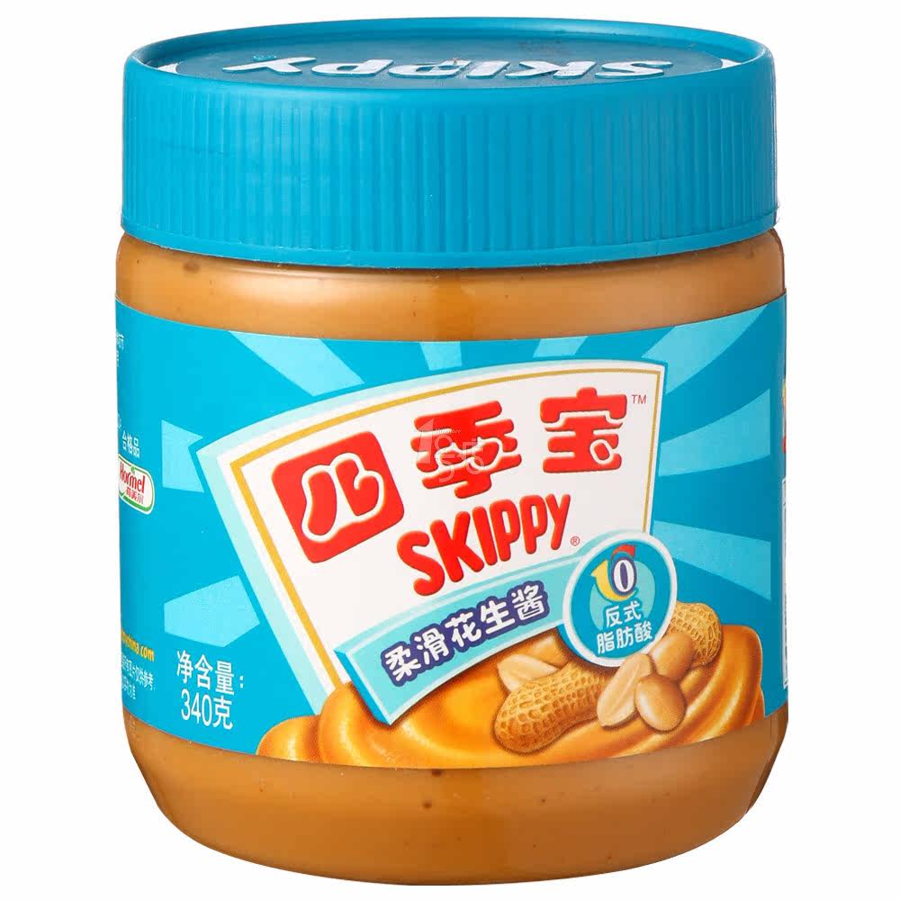 四季宝柔滑花生酱340g/罐