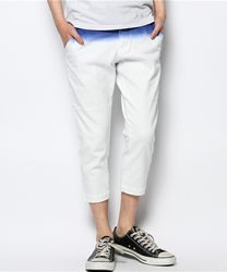 ຂໍ້ມູນພາຍໃນປະເທດ FLASH REPORT off-size clearance gradient color design white 7-quarter mid-pants jeans