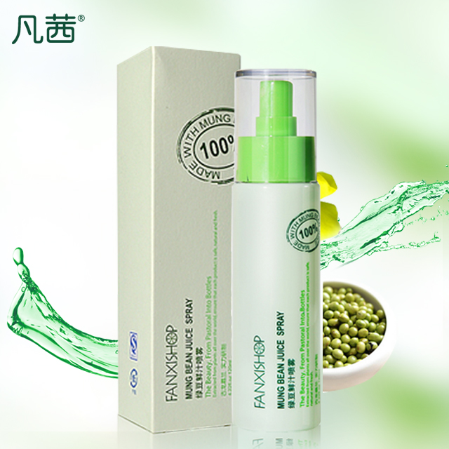凡茜绿豆鲜汁喷雾120ml柔肤/爽肤水 清爽清火补水保湿化妆水温和