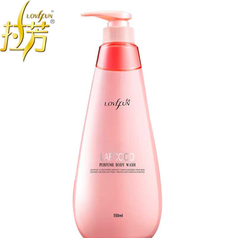 LAF拉芳沐浴露coco香氛550ml  男女士滋润保湿持久留香美肤白嫩