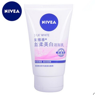 Nivea/妮维雅丝柔 洁面乳100g洗面奶 保湿补水 女士护肤品