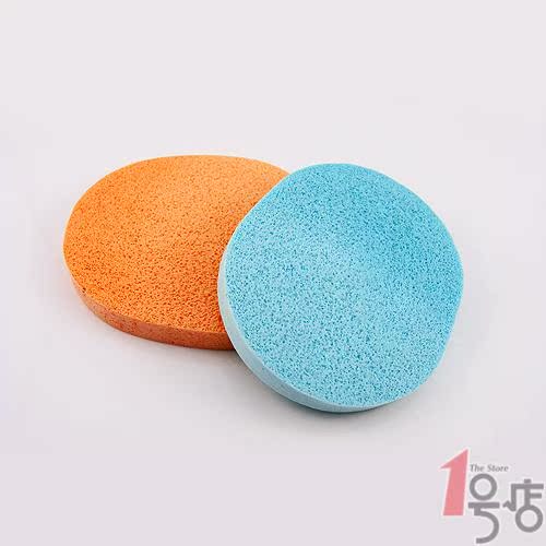 Silky Beauty 丝妍 椭圆形洗脸扑2个装(薄) SY0651 洁面扑 1号店