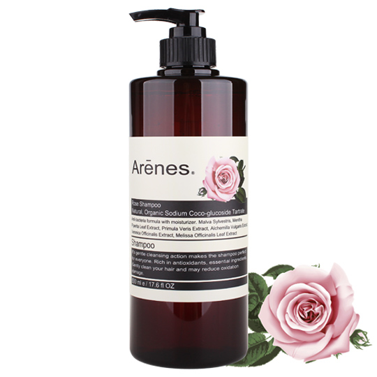 PayEasy台湾官网直邮进口Arenes玫瑰香氛植萃洗发露/500ml