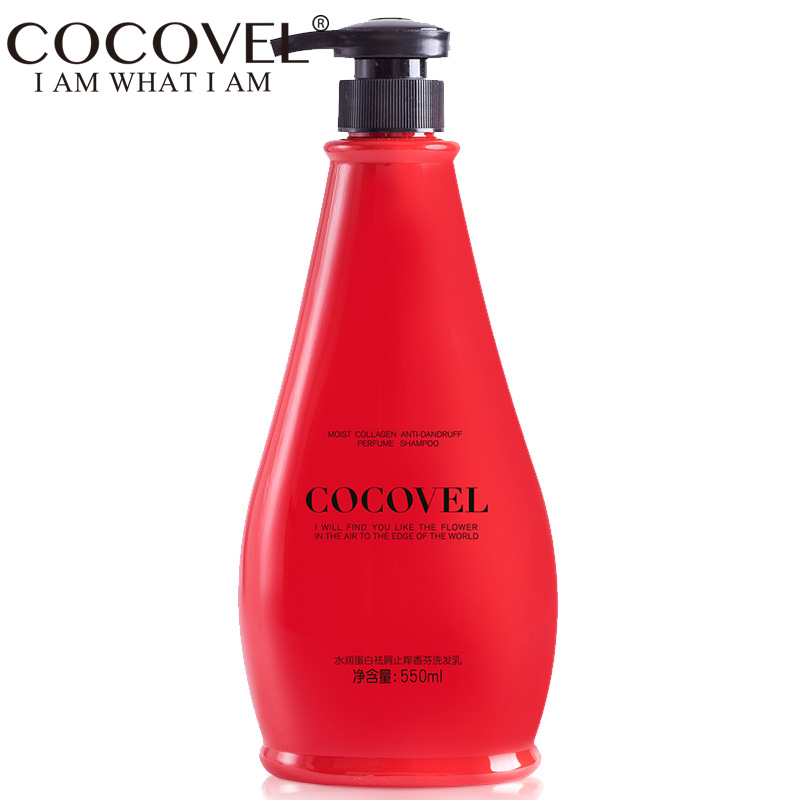 COCOVEL洗发水 男士女士去屑止痒香水型滋养双效洗头膏550ml