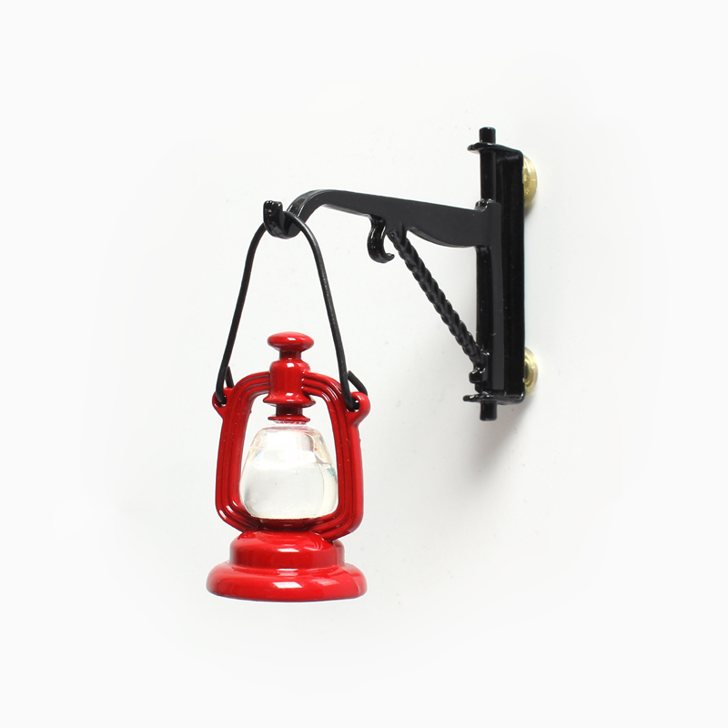 New products Creative Cubic European-style retro small hooks Coal Oil Lamp fridge with magnet Refrigerator Home Decorative Magnets