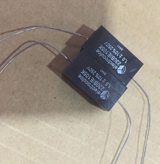 Brand new American Electronics Club 1UF 250V rectangular audiophile split polarity condenser