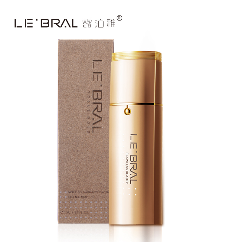 露泊雅专柜正品 金颜凝时赋活精华乳100g 玫瑰精油护肤乳液抗衰老