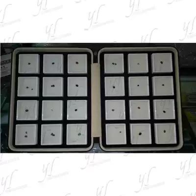 High grade gem box set portable gem color gemstone diamond box storage box collection box jewelry props