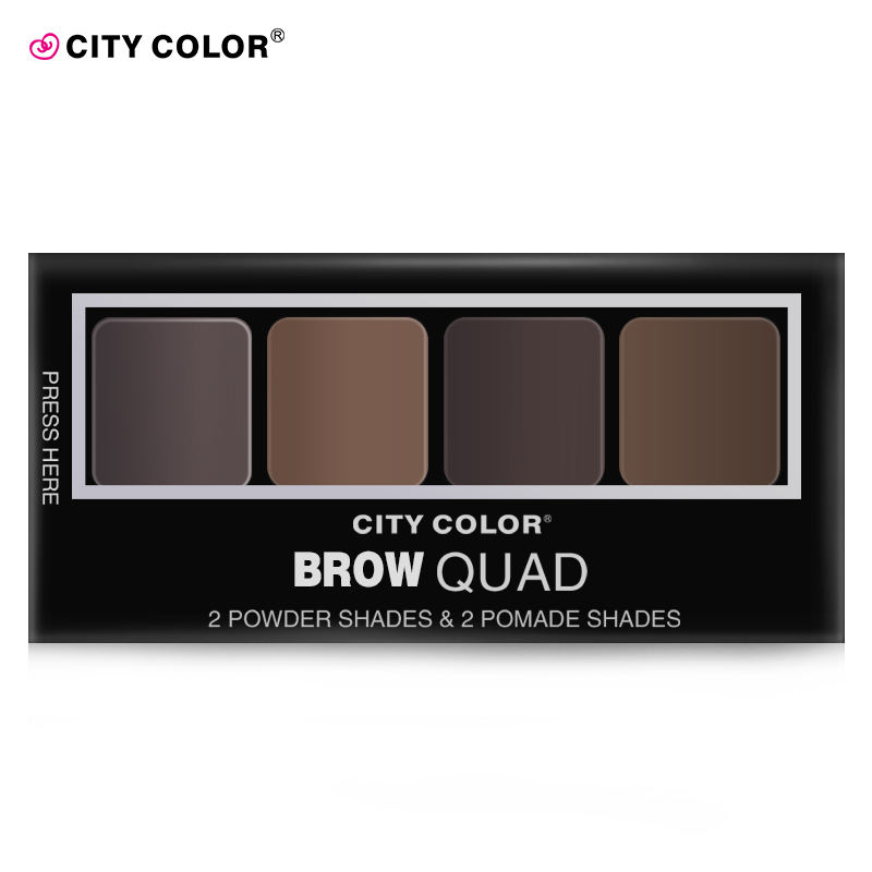 city color城彩 4色眉妆盒 初学者防水防汗不晕染