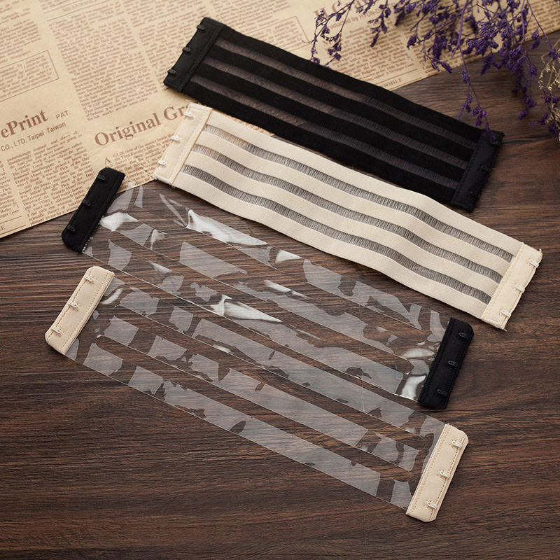 Brushed stretch-elasticated fish silk extended button lingerie bra elasticated extension buckle three-breasted extended back buckle