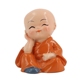 Bo Gujia đồ trang trí thủ công nhỏ Phòng khách phong cách Trung Quốc màu tím cát trang sức mini Zen gốm nhà nhân vật rượu mát phụ kiện trang trí phòng ngủ Trang trí nội thất