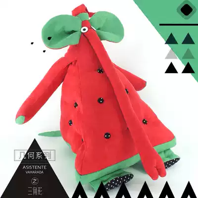 Steam elf creative personality gift triangle series elephant red watermelon simulation cartoon version