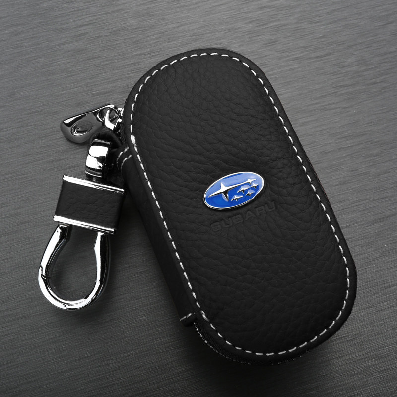 斯巴鲁BRZ XV 傲虎翼豹驰鹏力狮森林人汽车真皮钥匙包真皮套 牛皮