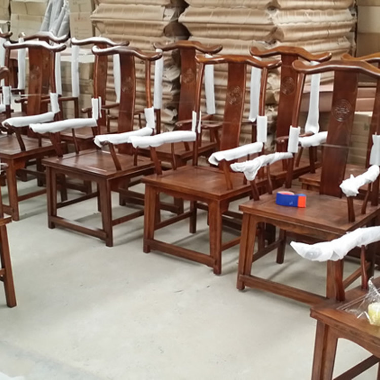 Supply Ming and Qing antique furniture, solid wood official hat chair, elm Chinese dining chair, Taishi chair, chair, factory direct sales