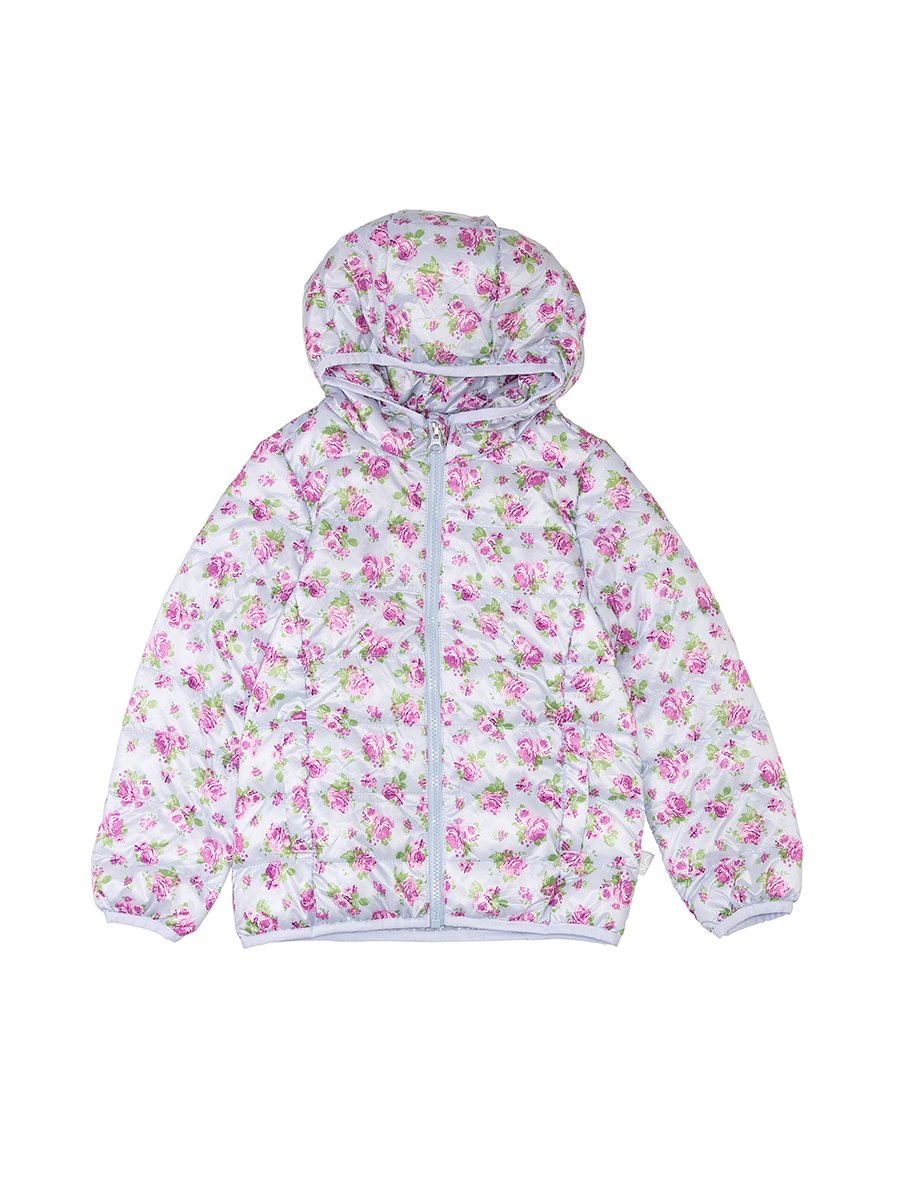 Benetton/贝纳通 浅蓝色印花节藕衍线女童外套