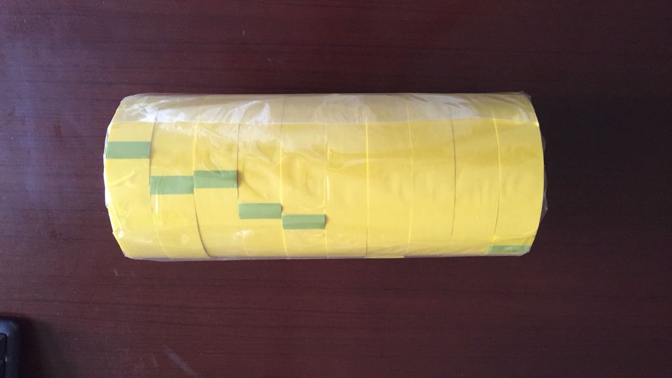 Domestic color red roll yellow tape Norex roll washing special tape yellow tape