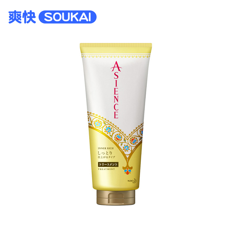日本直邮花王ASIENCE亚羡姿密集滋润营养素进口护发素180g