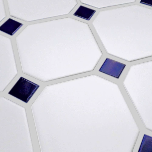 Американский сельский стиль Большой восьмиугольный пограничный пограничный пограничный керамический мозаичный плитка кухня туалетная плитка плитка настенная плитка фоновая стена