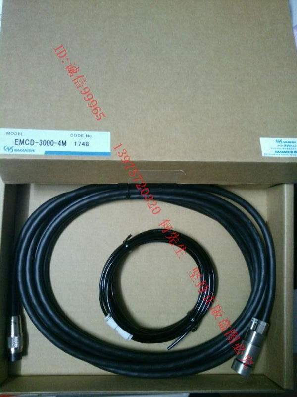 Japan NAKANISHI NSK WESTERN SPINDLE EMCD-3000-4M MOTOR CONNECTION LINE 1748