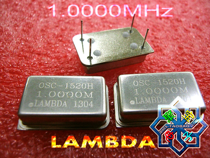 Original dress LABDA 1M 1 0000MHz straight inserts active crystal Zhenzhong Zhenquan full-size rectangular DIP-14