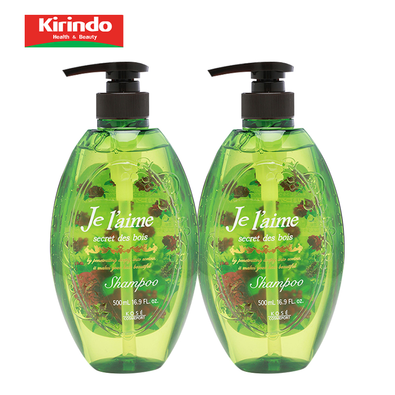 高丝Jel'aime光泽修复染烫修复型洗发水500ml/瓶*2包邮