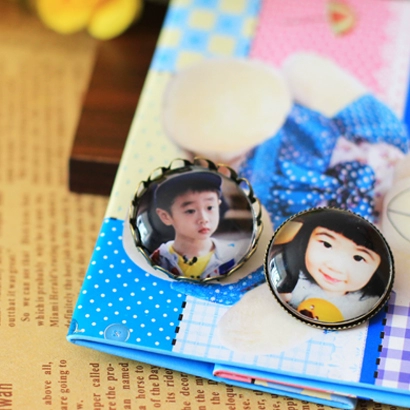 Phim hoạt hình tùy chỉnh hình ảnh em bé dễ thương trâm cài huy hiệu trâm cài áo trẻ em nữ trang trí ghim quần áo phụ kiện phụ kiện - Trâm cài