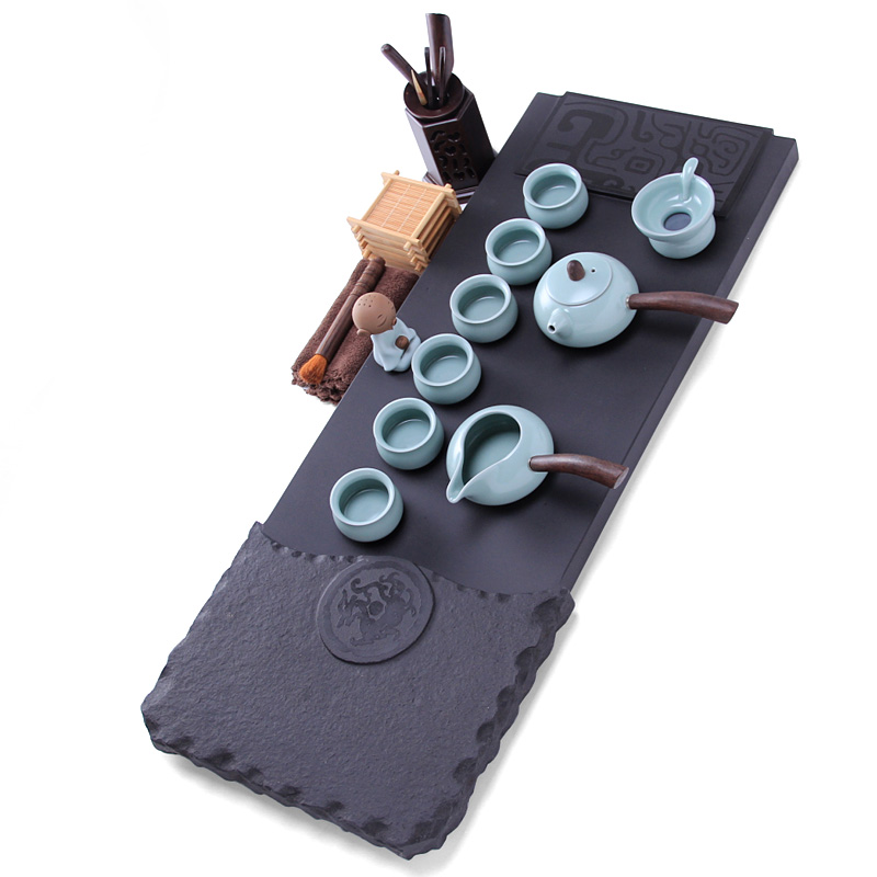 Mingyuan FengTang sharply stone sea tea sets tea taking of a complete set of violet arenaceous kung fu tea sets suit stone tea tray