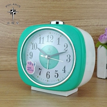 Polaris classic simple double bell and string sound small alarm clock student alarm clock creative night light silent clock