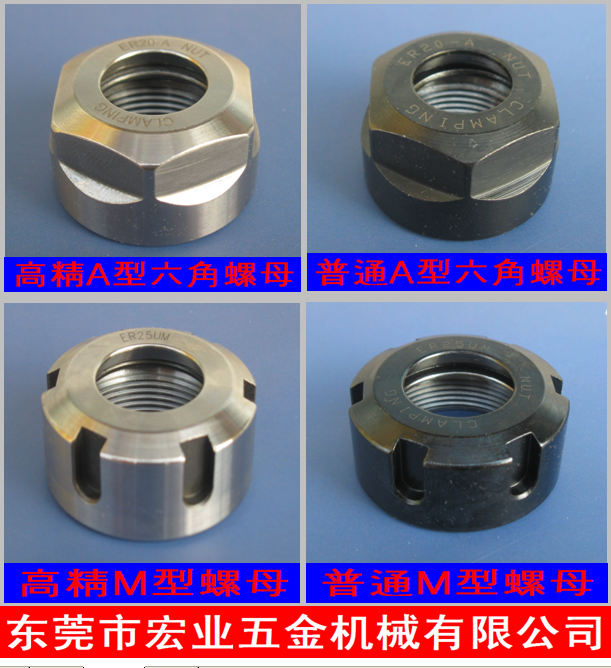 ER16 ER20 ER25 CNC shank nut ER32 ER40 ER16~ER32 high precision shank pressure cap