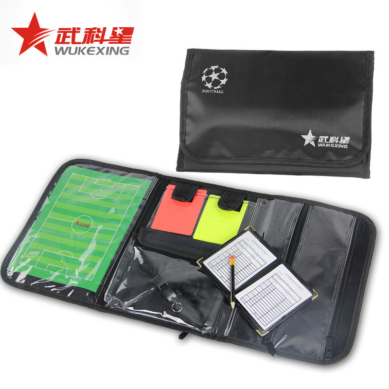 Wukoo Star Movement Competition Referee Equipment Football Referee Equipment Kit Kit Tool Bag Referee Bag