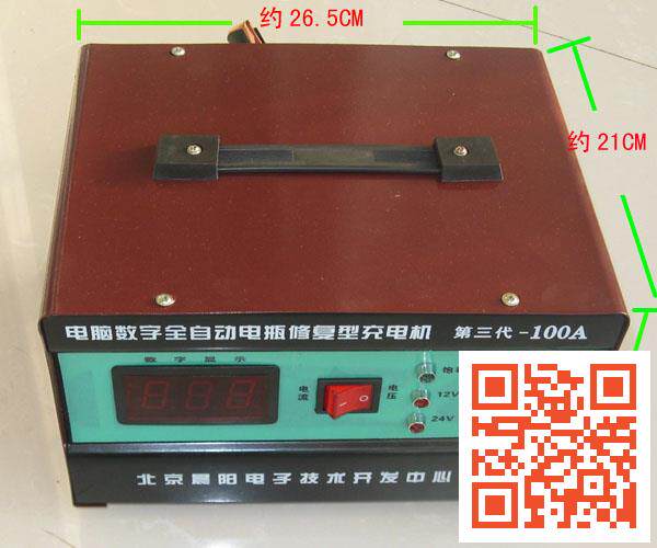 Car charging motor 12V24V high-power electronic charging motor 100A electric car repair type charger 250AH