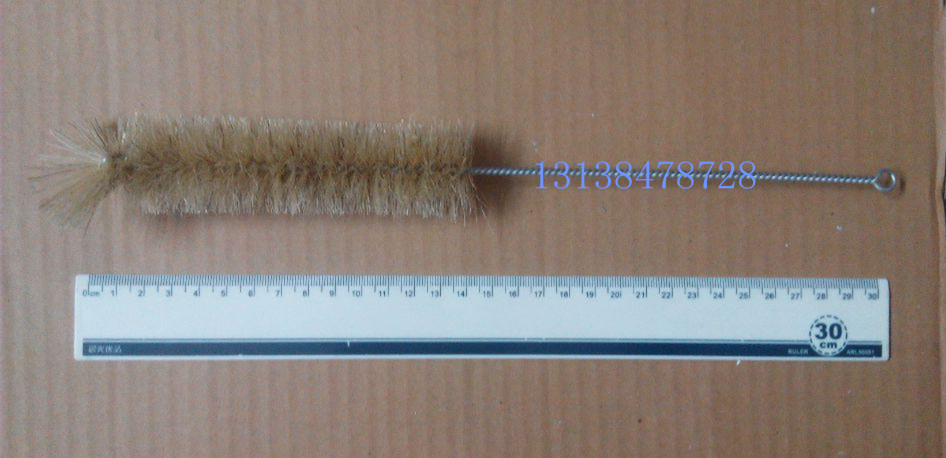 量筒刷 100ml 直筒刷  试管刷  猪鬃毛刷 长30cm 毛直径3.8cm