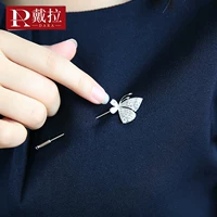 Della đồ trang sức bướm trâm trâm nữ Hàn Quốc phiên bản của quần áo thời trang pin phụ kiện khí đơn giản loại pin trâm cài áo đại