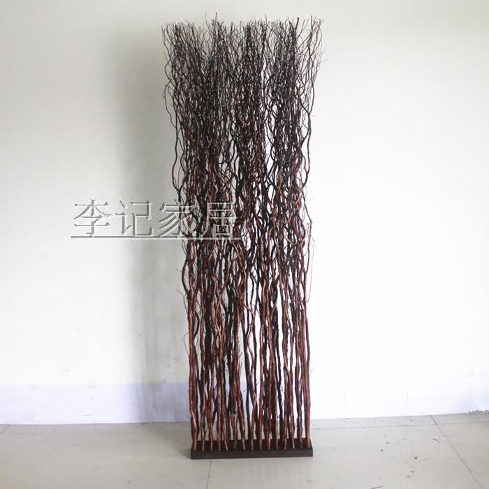 Natural branches home decoration dining room living room bedroom mobile partition porch background wall solid wood seat screen recommendation