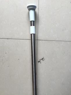 The Emeke WW0002 stainless steel curtain rod bath curtain rod can flex 1-2 meters arbitrarily adjustable