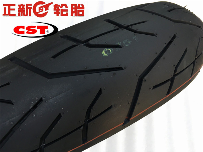 Zhengxin tire 130 90-15 outer tire Vintage modification knife scar Racing road tire 130 90 15