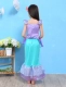 Halloween quần áo trẻ em Disney công chúa váy cô gái mùa thu váy nàng tiên cá công chúa trẻ em trình diễn váy