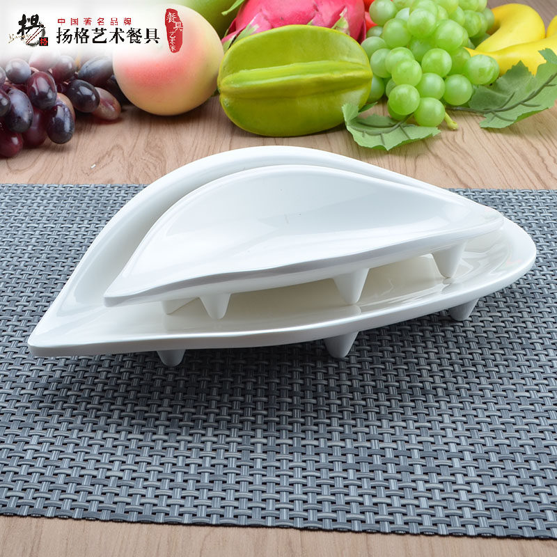 High - end imitation porcelain A5 melamine bowl resistant to fall sauce bowl creative sushi dish dish rice bowl