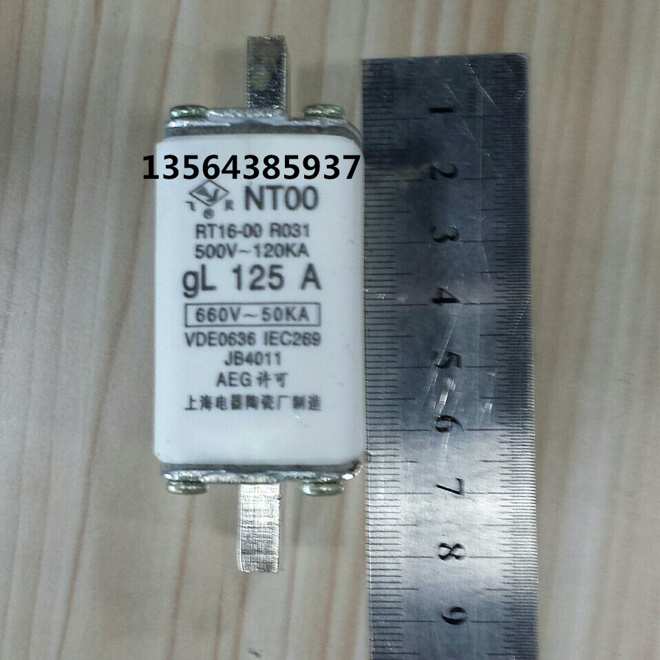 Shanghai Electric Ceramics Factory Co., Ltd. (Feiling) fuse NT00-63A 80A 100A fuse