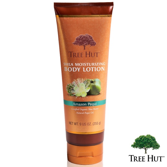 台湾官网直邮进口Tree Hut树上小屋滋润身体乳-亚马逊油桃木香味