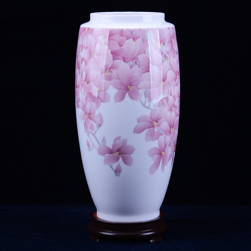 Under the liling glaze colorful porcelain ceramic design side shoulder, mesa of bottle vases, flower implement hand - made porcelain furnishing articles