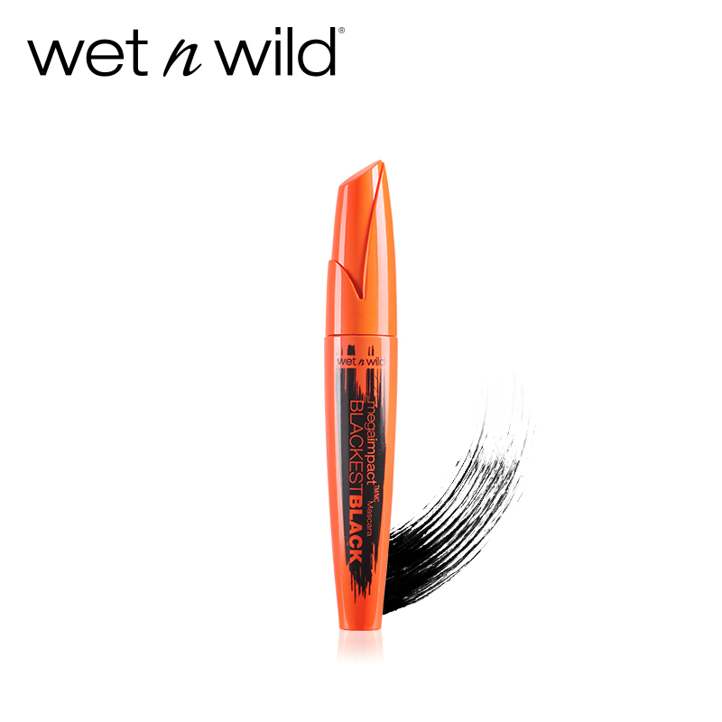 美国WNW wetnwild魅力派 万能极黑睫毛膏 浓密纤长  快干且不易断