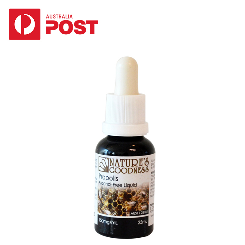 无酒精蜂胶液150mg/mL 25mL*6瓶 Nature's Goodness